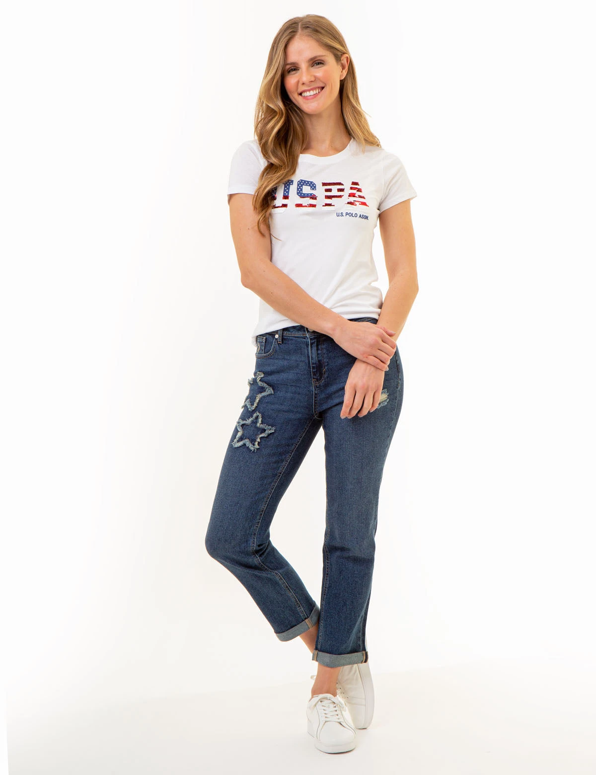U.S. Polo Assn. MID RISE BOYFRIEND JEANS 8 U.S. Polo Assn. MID RISE BOYFRIEND JEANS - Image 6