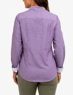 U.S. Polo Assn. LONG SLEEVE SOLID STRETCH OXFORD SHIRT -Modern Wear Shop 215859YI KNGP 65142