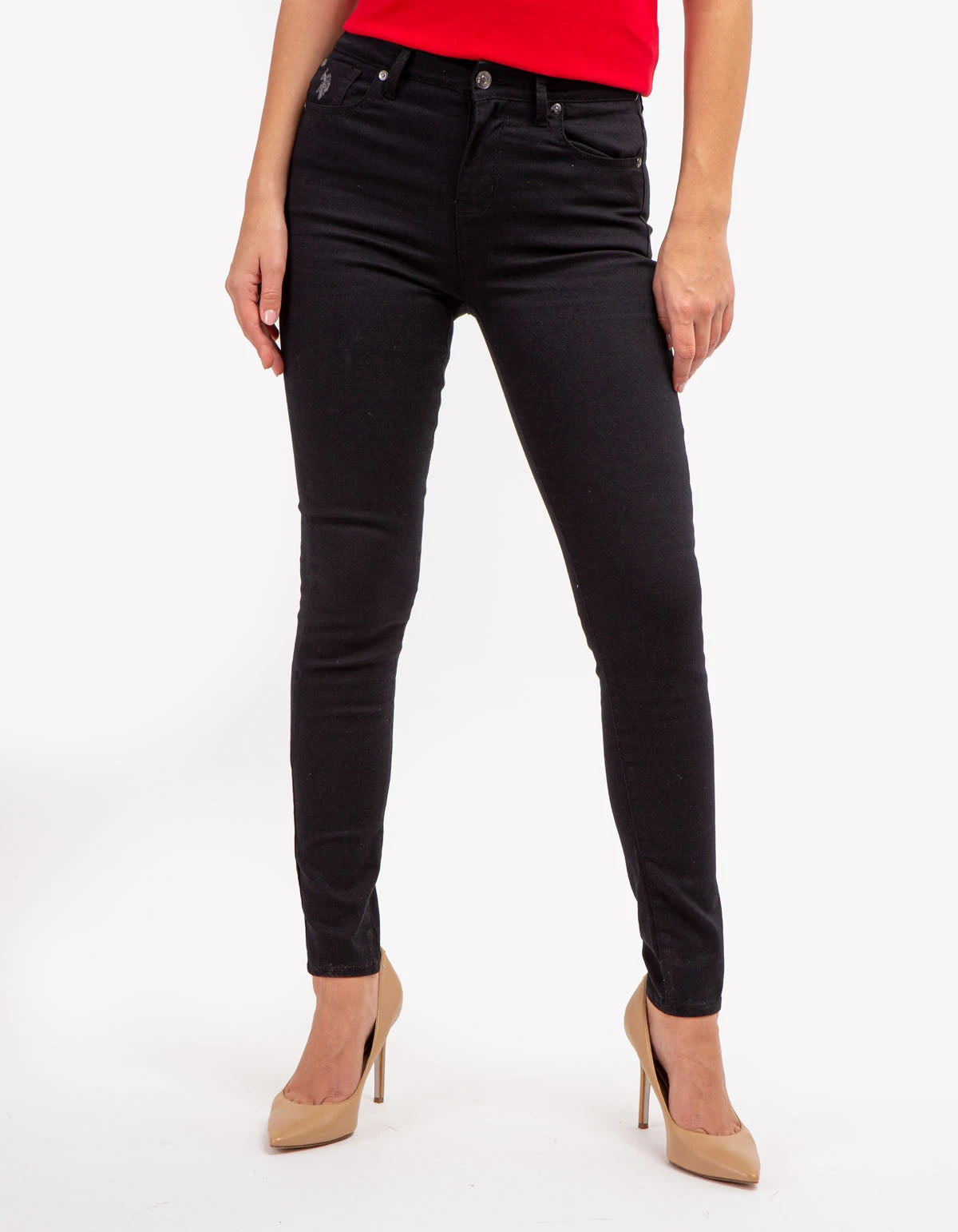 U.S. Polo Assn. HIGH RISE SKINNY TWILL PANTS 3 U.S. Polo Assn. HIGH RISE SKINNY TWILL PANTS