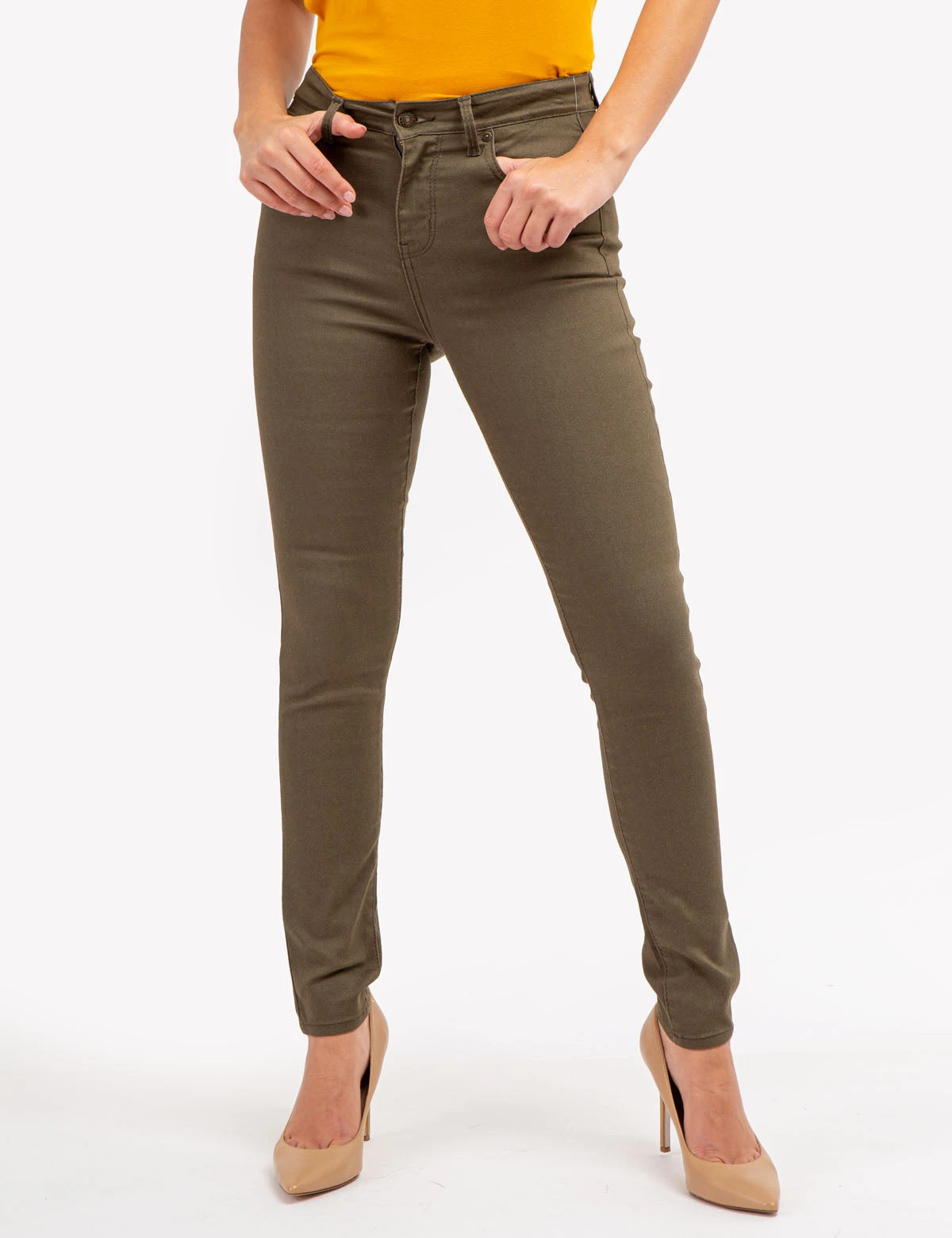 U.S. Polo Assn. HIGH RISE SKINNY TWILL PANTS 6 U.S. Polo Assn. HIGH RISE SKINNY TWILL PANTS - Image 4