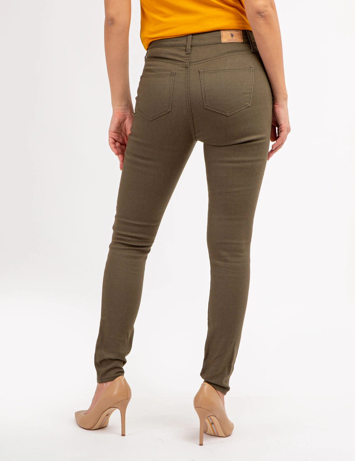 U.S. Polo Assn. HIGH RISE SKINNY TWILL PANTS 8 U.S. Polo Assn. HIGH RISE SKINNY TWILL PANTS - Image 6