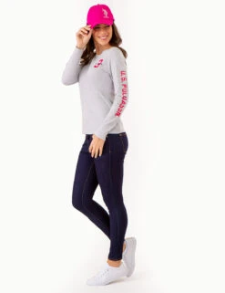 LONG SLEEVE U.S. POLO ASSN. GRAPHIC T-SHIRT -Modern Wear Shop 2158761D LTGY 79964 b04a1569 40c0 40c0 8482 b0f0dc70a456