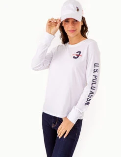 LONG SLEEVE U.S. POLO ASSN. GRAPHIC T-SHIRT -Modern Wear Shop 2158761D WHIT 79949 93fede2e 1c40 4f5c 89ee 1e8b976e47e0