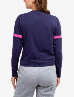 U.S. Polo Assn. LONG SLEEVE USPA APPLIQUE CROPPED T-SHIRT -Modern Wear Shop 2158771D EVBL 64687