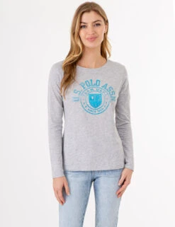 U.S. Polo Assn. LONG SLEEVE ARCH PRINT T-SHIRT