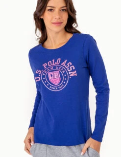U.S. Polo Assn. LONG SLEEVE ARCH PRINT T-SHIRT -Modern Wear Shop 2158781H SLBU 79912