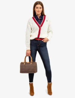 U.S. Polo Assn. LADIES 30MM ENAMEL REVERSIBLE DOUBLE P BELT -Modern Wear Shop 2158819D VLPR 64211 808b12ee 9abf 40a7 afa6 d07bfe33228f