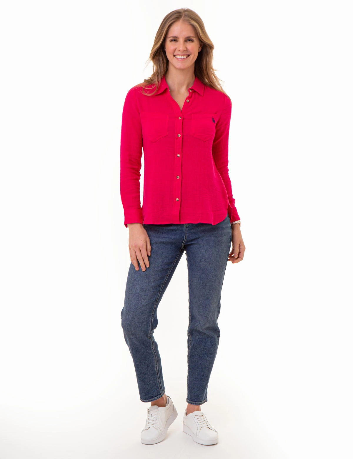 U.S. Polo Assn. TEXTURED BUTTON-UP LONG SLEEVE SHIRT 6 U.S. Polo Assn. TEXTURED BUTTON-UP LONG SLEEVE SHIRT - Image 4