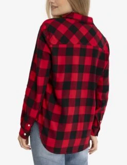 U.S. Polo Assn. FLANNEL BUFFALO PLAID LONG SLEEVE SHIRT -Modern Wear Shop 215896GA ERED 2736