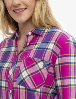 U.S. Polo Assn. FLANNEL PLAID LONG SLEEVE SHIRT -Modern Wear Shop 215898GA HSDF 14784