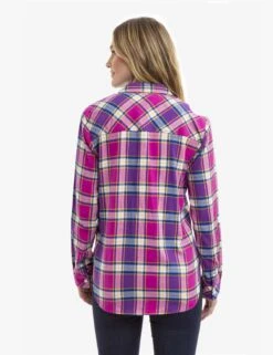 U.S. Polo Assn. FLANNEL PLAID LONG SLEEVE SHIRT -Modern Wear Shop 215898GA HSDF 14793