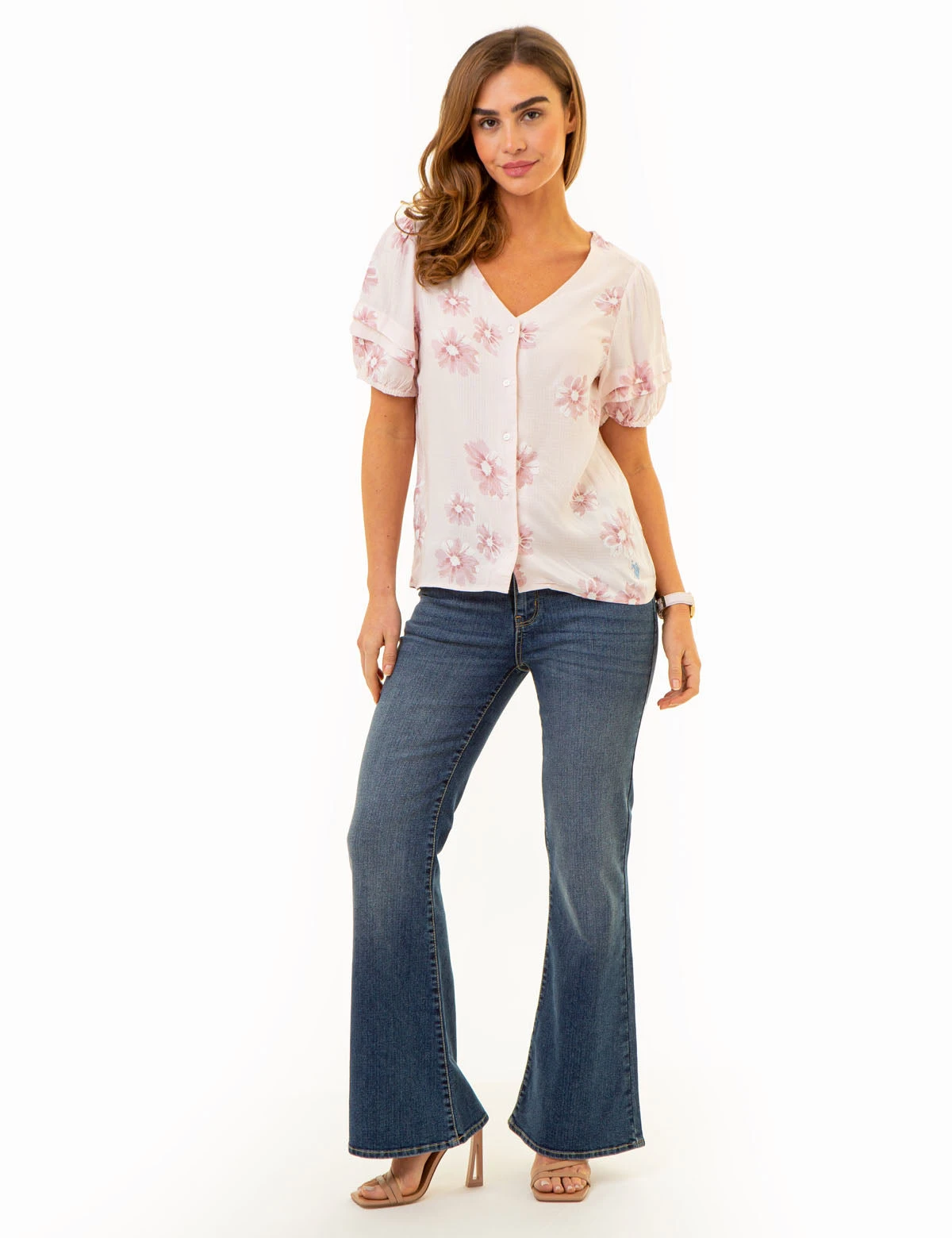 U.S. Polo Assn. VOLUME SLEEVE FLORAL TOP 12 U.S. Polo Assn. VOLUME SLEEVE FLORAL TOP - Image 10