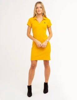 U.S. Polo Assn. SPLIT NECK POLO DRESS -Modern Wear Shop 21590468 DUTG 66450