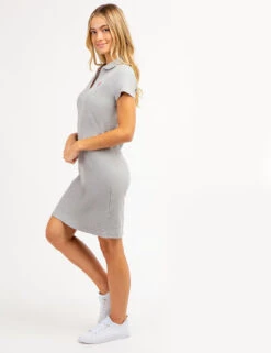 U.S. Polo Assn. SPLIT NECK POLO DRESS -Modern Wear Shop 21590468 HGRY 66648