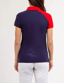 U.S. Polo Assn. DIAGONAL SASH COLORBLOCK POLO SHIRT -Modern Wear Shop 215912ZH ERED 67456