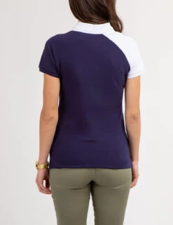 U.S. Polo Assn. DIAGONAL SASH COLORBLOCK POLO SHIRT -Modern Wear Shop 215912ZH WHIT 67229