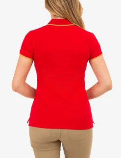 U.S. Polo Assn. LUREX SCRIPT TIPPED POLO SHIRT -Modern Wear Shop 215913ZH ERED 84018