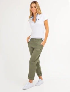 U.S. Polo Assn. SPLIT NECK ROSE PRINT POLO SHIRT -Modern Wear Shop 21592598 WHIT 65832