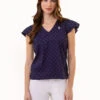 U.S. Polo Assn. RUFFLE SLEEVE POPOVER TOP