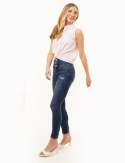 U.S. Polo Assn. SLEEVELESS TWIST FRONT SHIRT -Modern Wear Shop 215967RA CTCN 85983