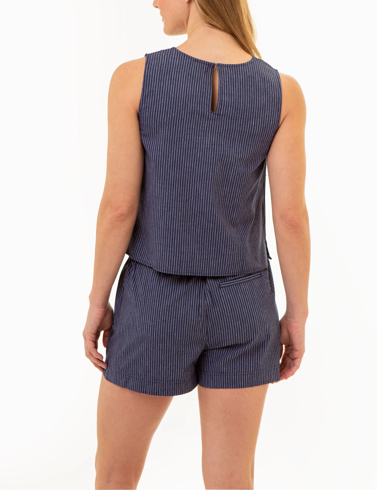 U.S. Polo Assn. SLEEVELESS LINEN CROP TOP 7 U.S. Polo Assn. SLEEVELESS LINEN CROP TOP - Image 5