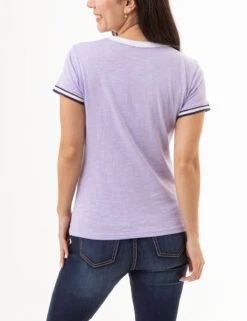 DUAL TRIM U.S. POLO ASSN. RINGER T-SHIRT -Modern Wear Shop 2159932J LAVN 6491