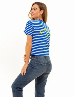 U.S. Polo Assn. VARSITY DUAL STRIPE RINGER T-SHIRT -Modern Wear Shop 2159961F NTBL 86039