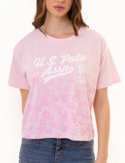U.S. POLO ASSN. FADED FLORAL T-SHIRT -Modern Wear Shop 2159971D CTCN 1148