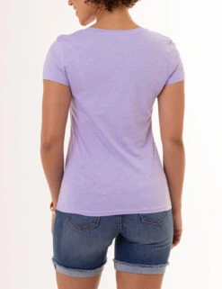 U.S. Polo Assn. TONAL FLORAL V-NECK T-SHIRT -Modern Wear Shop 2159982J LAVN 0622