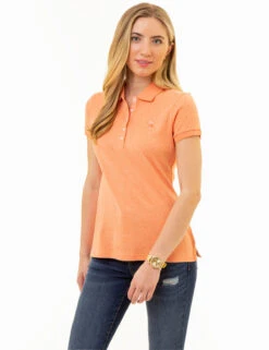 U.S. Polo Assn. SOLID INTERLOCK HEATHER POLO SHIRT -Modern Wear Shop 21608798 SRHT 85948