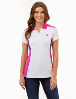 U.S. Polo Assn. SIDESEAM PANEL COLORBLOCK POLO SHIRT