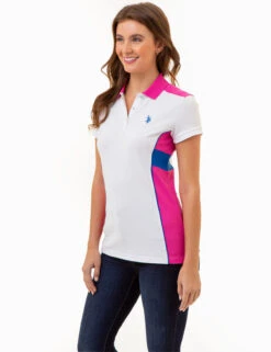 U.S. Polo Assn. SIDESEAM PANEL COLORBLOCK POLO SHIRT -Modern Wear Shop 216096ZH FUFD 86147