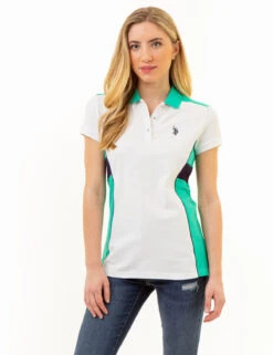 U.S. Polo Assn. SIDESEAM PANEL COLORBLOCK POLO SHIRT -Modern Wear Shop 216096ZH PLGN 85959