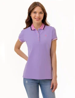 U.S. Polo Assn. PRINCESS SIDE SEAM TIPPED POLO SHIRT