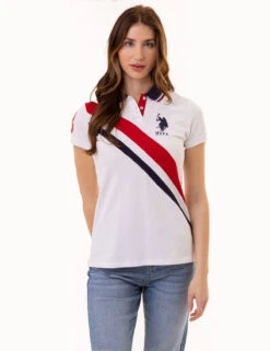 U.S. Polo Assn. DIAGONAL DOUBLE SASH POLO SHIRT