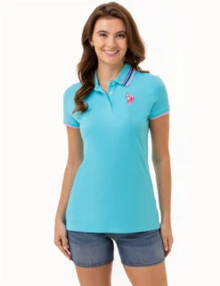 U.S. Polo Assn. TIPPED VARSITY POLO SHIRT