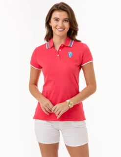 U.S. Polo Assn. TIPPED VARSITY POLO SHIRT -Modern Wear Shop 216106ZH RGRD 3317