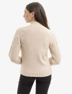 U.S. Polo Assn. CHUNKY MOCK NECK CABLE SWEATER -Modern Wear Shop 216304AA CMHR 15025