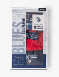 U.S. Polo Assn. 3 PACK WOVEN BOXERS -Modern Wear Shop 221BB12022 1011