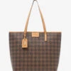 U.S. Polo Assn. DIAMOND SIGNATURE TOTE BAG -Modern Wear Shop 27A151AA BRWN 17009