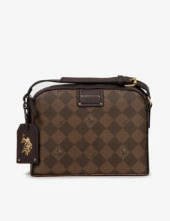 U.S. Polo Assn. DIAMOND SIGNATURE CROSSBODY BAG -Modern Wear Shop 27A152AA BRON 6767