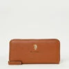 U.S. Polo Assn. LARGE ZIP AROUND WALLET -Modern Wear Shop 27A193AA COGN 71363