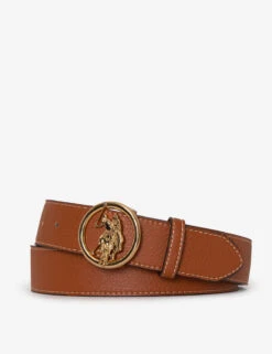 U.S. Polo Assn. LADIES 38MM MEDALLION LOGO BELT