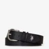 U.S. Polo Assn. LADIES 40MM SIGNATURE BELT -Modern Wear Shop 27A201 BLCK 81083