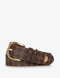 U.S. Polo Assn. LADIES 40MM SIGNATURE BELT -Modern Wear Shop 27A201 BRON 81029