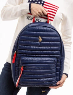 U.S. Polo Assn. QUILTED BACKPACK -Modern Wear Shop 27A214 NAVY 11846