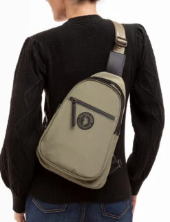 U.S. Polo Assn. SLING BACKPACK -Modern Wear Shop 27A215 SAGE 11879