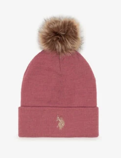 U.S. Polo Assn. WOMENS POM POM SOLID BEANIE 9 U.S. Polo Assn. WOMENS POM POM SOLID BEANIE -Modern Wear Shop 27A2270AA OXFO 2011