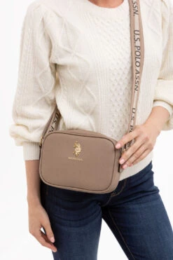 U.S. Polo Assn. CLASSIC ZIP CROSSBODY BAG -Modern Wear Shop 27A228 TAUP 11785
