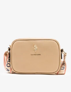U.S. Polo Assn. CLASSIC ZIP CROSSBODY BAG -Modern Wear Shop 27A228AA TANN 0937